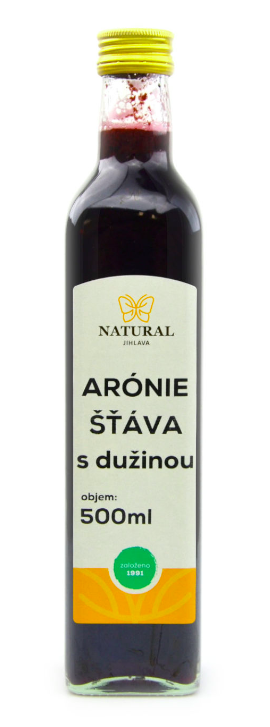 Aróniová šťava s dužinou 500 ml