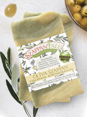 Olivové mydlo so žihľavou a nechtíkom - Szappanfalu