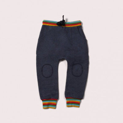 Pohodlný organický jogger Navy Marl Rainbow