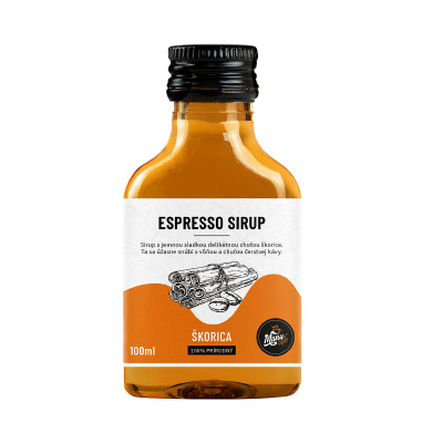 Espresso sirup škorica - 100ml