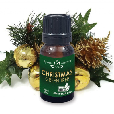 Zmes 100% esenciálnych olejov CHRISTMAS - Green Tree (zelené vianoce)