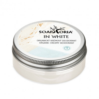 In white - organický krémový deodorant - Soaphoria